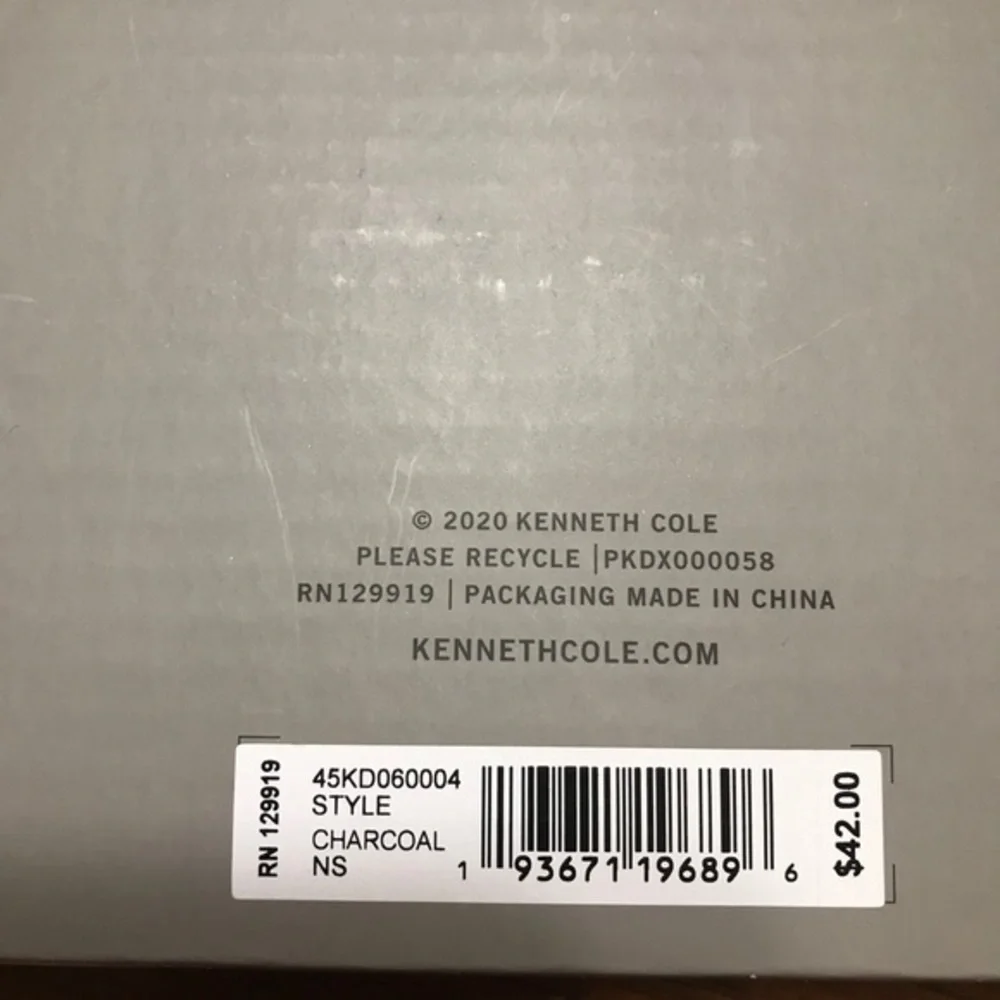 Reaction Kenneth Cole Beanie and Scarf Set Gray